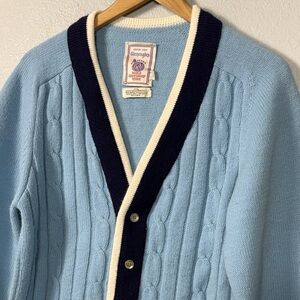 Vintage 50's Women's Glaneagles World Championship Tennis Cardigan